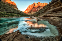 Little Colorado River Sunrise, HDR